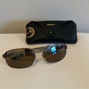 Ray-Ban Chromance Rectangle Polarized Sunglasses RB8318 CH NEW CONDITION
